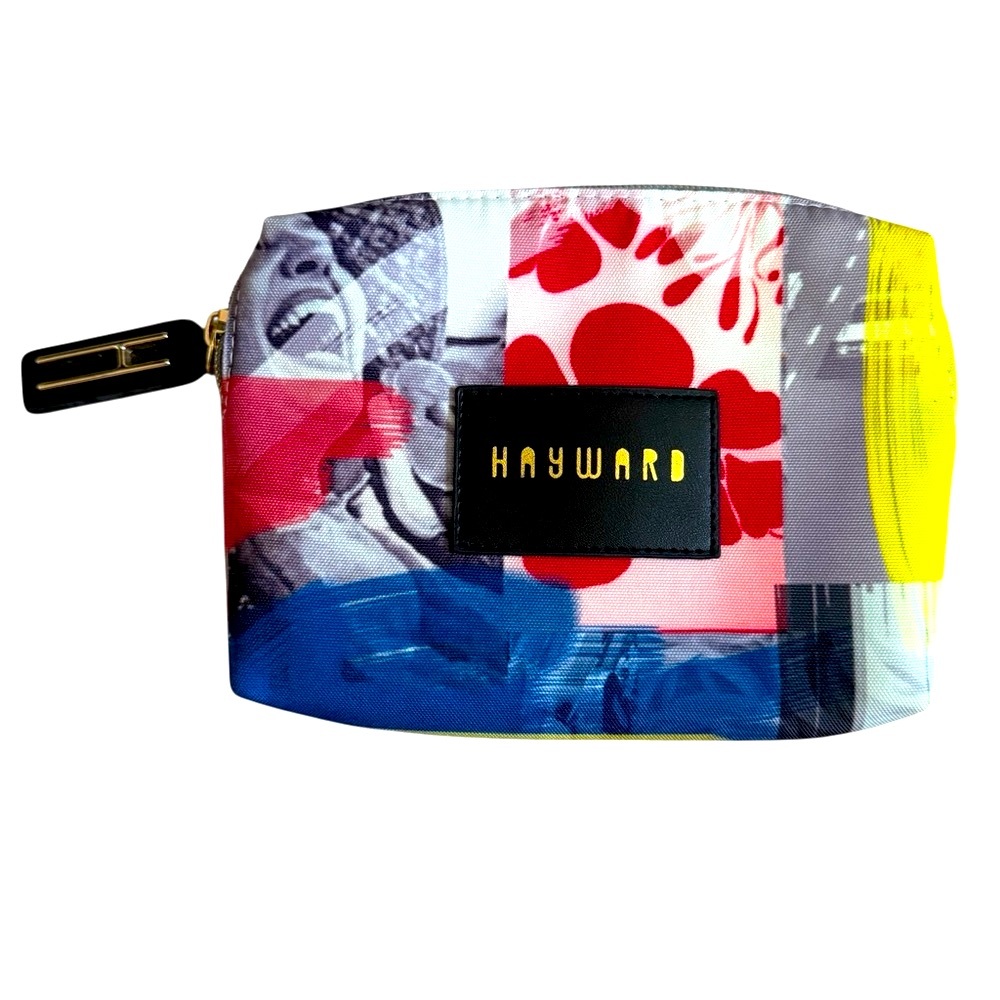Hayward Multicolor Graphic Pouch Cosmetic Bag